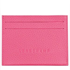 LONGCHAMP Le Foulonne Leather Card Holder